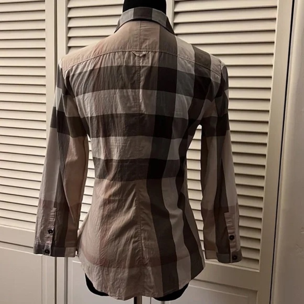 Burberry Brit 100% Cotton Button-Up Shirt Size L – Authentic
